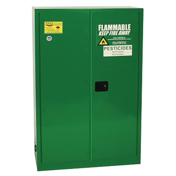 Eagle Mfg Flammable Liquid Storage Cabinet, 45 Gallon, Green (1 EA / EA)