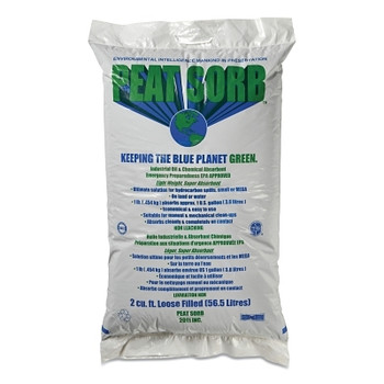 Zep Professional PEAT SORB Hydrocarbon Absorbent, Loose, 2.0 cu ft (1 BG / BG)