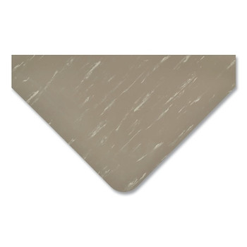 NoTrax Marble-Tuff Anti-Fatigue Mat, 1/2 in x 2 ft W x 3 ft L, Vinyl Top/PVC Foam Base, Gray (1 EA / EA)