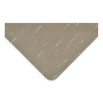 NoTrax Marble Sof-Tyle Grande Anti-Fatigue Mat, 3 ft W x 12 ft L x 1 in, PVC Foam/Vinyl, Non-Slip Backing, Gray (1 EA / EA)