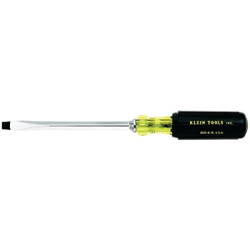 Klein Tools Keystone-Tip Cushion-Grip Screwdrivers, 5/16 in, 10 15/16 in Overall L (1 EA / EA)