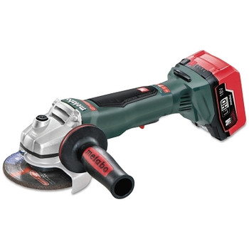 Metabo Cordless LiHD Brushless Angle Grinder Kit, 4 1/2", 18 V, Side Handle, 9,000 rpm (1 EA / EA)