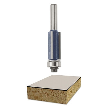 Bosch Power Tools Carbide-Tipped Ball Bearing Pilot Laminate Flush Trimming Router Bits, 1/2 in, Wood (1 BIT / BIT)