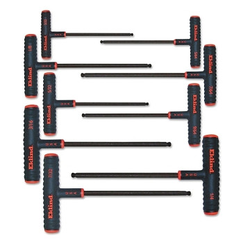 Eklind Tool Power-T Ball-Hex Key Sets, 9 per set, Ball-Hex Tip, Inch, 9 in Handle (1 SET / SET)