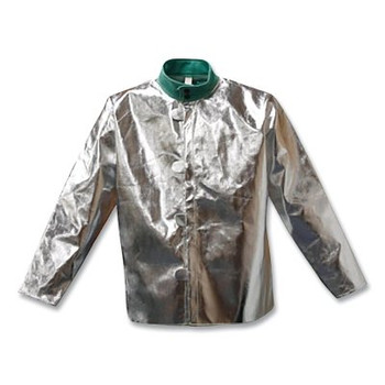 Stanco Aluminized Fabric Coat, Large, Silver (1 EA / EA)