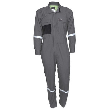 MCR Safety Summit Breeze Flame Resistant Coverall, Gray, Size 52 (1 EA / EA)