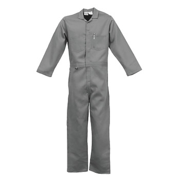 Stanco Full-Featured Contractor Style FR Coveralls, Gray, Small (1 EA / EA)