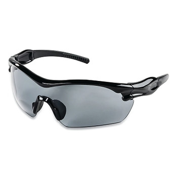 Sellstrom XP420 Series Protective Eyewear Safety Glasses, Smoke Lens, Polycarbonate, Black Frame (12 EA / CA)