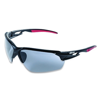 Sellstrom XP450 Series Protective Eyewear Safety Glasses, Smoke Lens, Polycarobonate, Blk/Rd Frame (12 EA / CA)