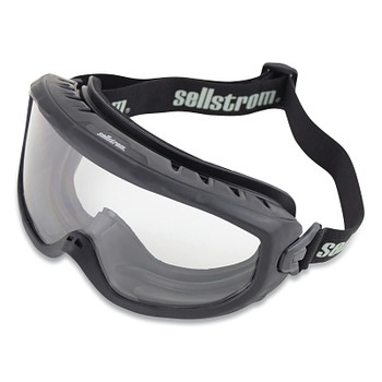 Sellstrom Odyssey II Fire and Riot Goggle, Clear Lens, Black Frame, Non-Vented (1 EA / EA)