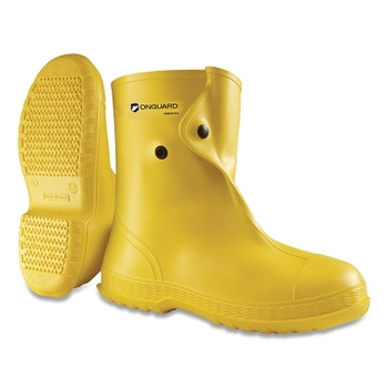 ONGUARD Overshoes, 2X-Large, 10 in, PVC, Yellow (1 PR / PR)