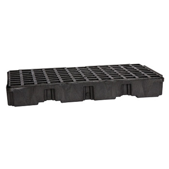 Eagle Mfg Drum Modular Spill Platforms w/o Drain, Black, 5,000 lbs, 30 gal, 51.5" x 26.25" (1 EA / EA)