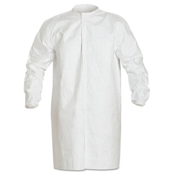 DuPont Tyvek IsoClean Frock with Snap Front, Medium, White (30 EA / CA)