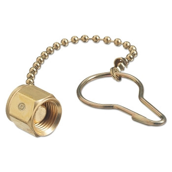 Western Enterprises Chain & Plug Assemblies, Plug Assembly, 200 psi, Acetylene, Brass (1 EA / EA) Western Enterprises Chain & Plug Assemblies, Plug Assembly, 200 psi, Acetylene, Brass (1 EA / EA)