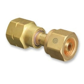 Western Enterprises Brass Cylinder Adaptors, From CGA-346 Air To CGA-590 Industrial Air (1 EA / EA)