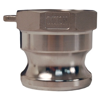 Dixon Valve Global Type A Adapters, 1 1/2 in (NPT), Aluminum (1 EA / EA) Dixon Valve Global Type A Adapters, 1 1/2 in (NPT), Aluminum (1 EA / EA)