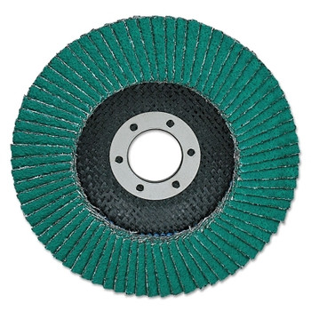 3M Abrasive Flap Discs 577F, 4 1/2 in, 40 Grit,  5/8-11 Arbor, 13,300 rpm, Type 29 (10 EA / CA)