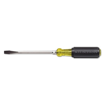 Klein Tools Keystone-Tip Cushion-Grip Screwdrivers, 3/8 in, 15 7/16 in L (6 EA / BX) Klein Tools Keystone-Tip Cushion-Grip Screwdrivers, 3/8 in, 15 7/16 in L (6 EA / BX)