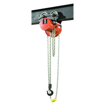 CM Columbus McKinnon Low Headroom Trolley Hoist, 6 Tons Cap., 10 ft Lifting Ht., 3 Falls, 90 lbf (1 EA / EA)