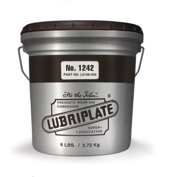 LUBRIPLATE NO. 1242, 6 lb. Tub, (4 TUB/CS) LUBRIPLATE NO. 1242, 6 lb. Tub, (4 TUB/CS)
