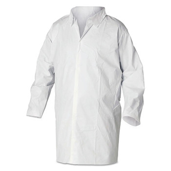 Kimberly-Clark Professional KleenGuard A20 SELECT Breathable Particle Protection Jacket, Medium, White (30 EA / CA)