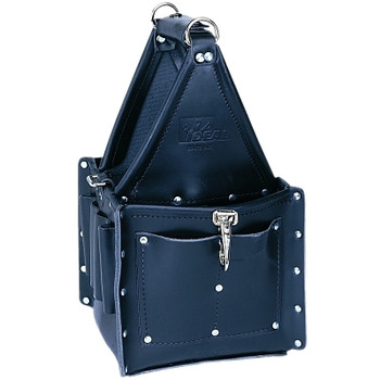 Ideal Industries Tuff-Tote Ultimate Tool Carriers, 7 Compartments, Black, Leather (1 EA / EA)