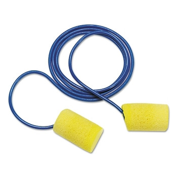 3M Personal Safety Division E-A-R Classic Foam Earplugs, Yellow, Corded (200 PR / BOX)