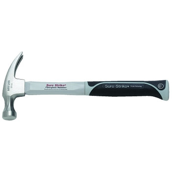 Estwing Sure Strike Rip Claw Hammer, Forged Steel Head, Cushion Fiberglass Handle, 14 in (1 EA / EA) Estwing Sure Strike Rip Claw Hammer, Forged Steel Head, Cushion Fiberglass Handle, 14 in (1 EA / EA)