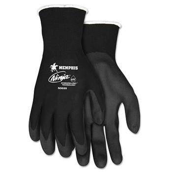 MCR Safety Ninja HPT Coated Gloves, Large, Black (12 PR / DZ)