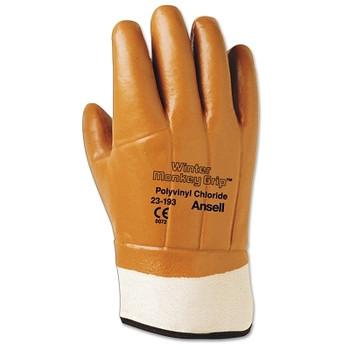 Ansell ActivArmr Winter Monkey Grip Gloves, Rough Finish, Foam Insulated, Size 10, Orange (12 PR / DZ) Ansell ActivArmr Winter Monkey Grip Gloves, Rough Finish, Foam Insulated, Size 10, Orange (12 PR / DZ)