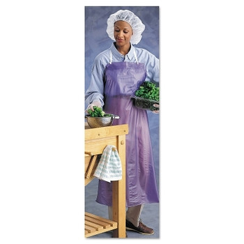 Ansell Vinyl Aprons, 33 in X 44 in, Vinyl, Blue (12 EA / DZ) Ansell Vinyl Aprons, 33 in X 44 in, Vinyl, Blue (12 EA / DZ)