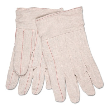 MCR Safety Double Palm and Hot Mill Gloves, Cotton (12 PR / DZ)