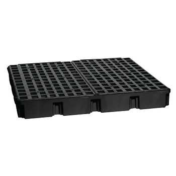 Eagle Mfg Drum Modular Spill Platforms w/o Drain, Black, 10,000 lbs, 60.5 gal, 52.5"x51.5" (1 EA / EA)