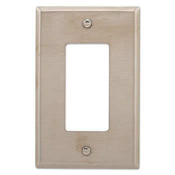 Eaton Crouse-Hinds WALLPLATE 1G DECORATOR MID SS (10 EA / PK)