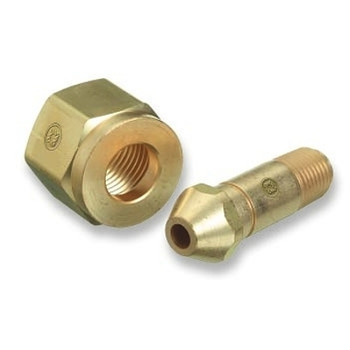 Western Enterprises Regulator Inlet Nipples, Acetylene (Commercial), 1/4" (NPT), 2 1/2" L, CGA-300 (10 EA / BX)