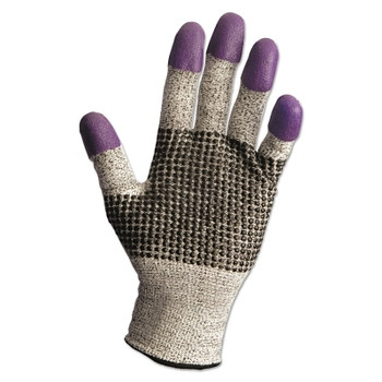 KleenGuard G60 Purple Nitrile Cut Resistant Gloves, Size 9 (L), Purple/Grey/Black (12 PR / CA)