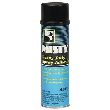 Misty Misty Heavy-Duty Adhesive Spray, 12 oz, Aerosol Can (12 EA / CA)