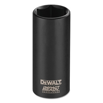 DeWalt Impact Ready Deep Sockets, 7/16 in, 1/2 in Drive (1 EA / EA)