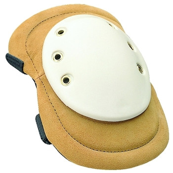 Allegro Welding Knee Pad, Elastic Strap/Quick-Release Buckle, Tan/White (1 PR / PR)