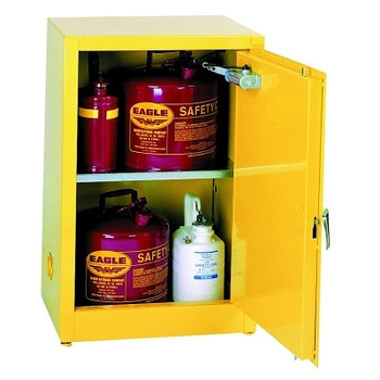 Eagle Mfg Flammable Liquid Storage Cabinet, Self-Closing, 12 Gallon (1 EA / EA)