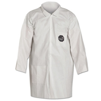 DuPont ProShield 60 Two Pocket Lab Coat, 4X-Large, White (30 EA / CA)