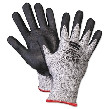 Honeywell North NorthFlex Light Task Plus II Coated Gloves, Large, Black/Gray (12 PR / BG)