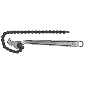 Crescent Chain Wrench, 4 in Opening, 15 in Chain, 12 in Long (1 EA / EA)