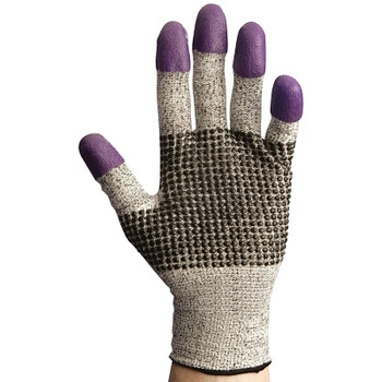 Kimberly-Clark Professional G60 Purple Nitrile Cut Resistant Gloves, Size 11, Purple/Grey/Black (12 PR / CA)