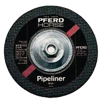 Pferd Pipeliner Cut-Off Wheel, 4 1/2 in Dia, 1/8 Thick, 7/8 Arbor, 46 Grit Alum. Oxide (10 EA / BOX)