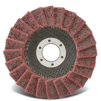 CGW Abrasives Flap Discs, Surface Conditioning, T27, 4 1/2", Coarse, 5/8-11 Arbor, 13,300 rpm (10 EA / BX)