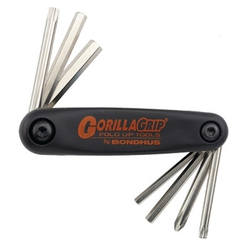 Bondhus GorillaGrip Fold-Ups, 7 per fold-up, Phillips/Slotted/Torx Tips (1 EA / EA)
