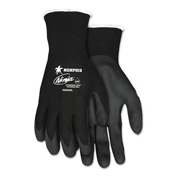 MCR Safety Ninja HPT Coated Gloves, X-Large, Black (12 PR / DZ)