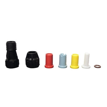 Chapin Fan Nozzle Kit, 2-Poly Connectors, 3-Color Coded Nozzles, O-Ring for 2675E, 25012, 25020, 30600 Models (6 AST / CTN)