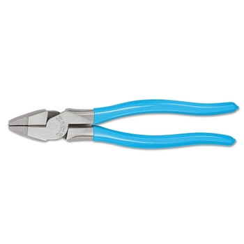 Channellock Linemens Pliers, 9.5 in OAL, 0.73 in Cutting Length, Plastic-Dipped Handles (1 EA / EA)